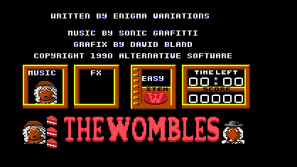 The Wombles Title Screen